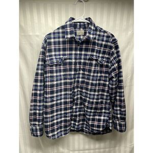 Jachs Flannel‎ Long Sleeve Shirt Super Soft Warm Mens Size Large